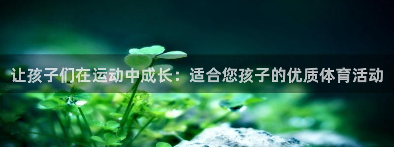 vsport体育：让孩子们在运动中成长：适合您孩子的优质体育活动
